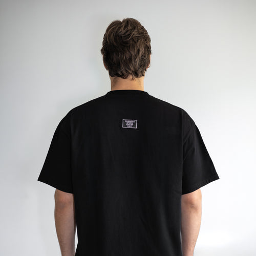 T-shirt signature Corbeau Studio noir